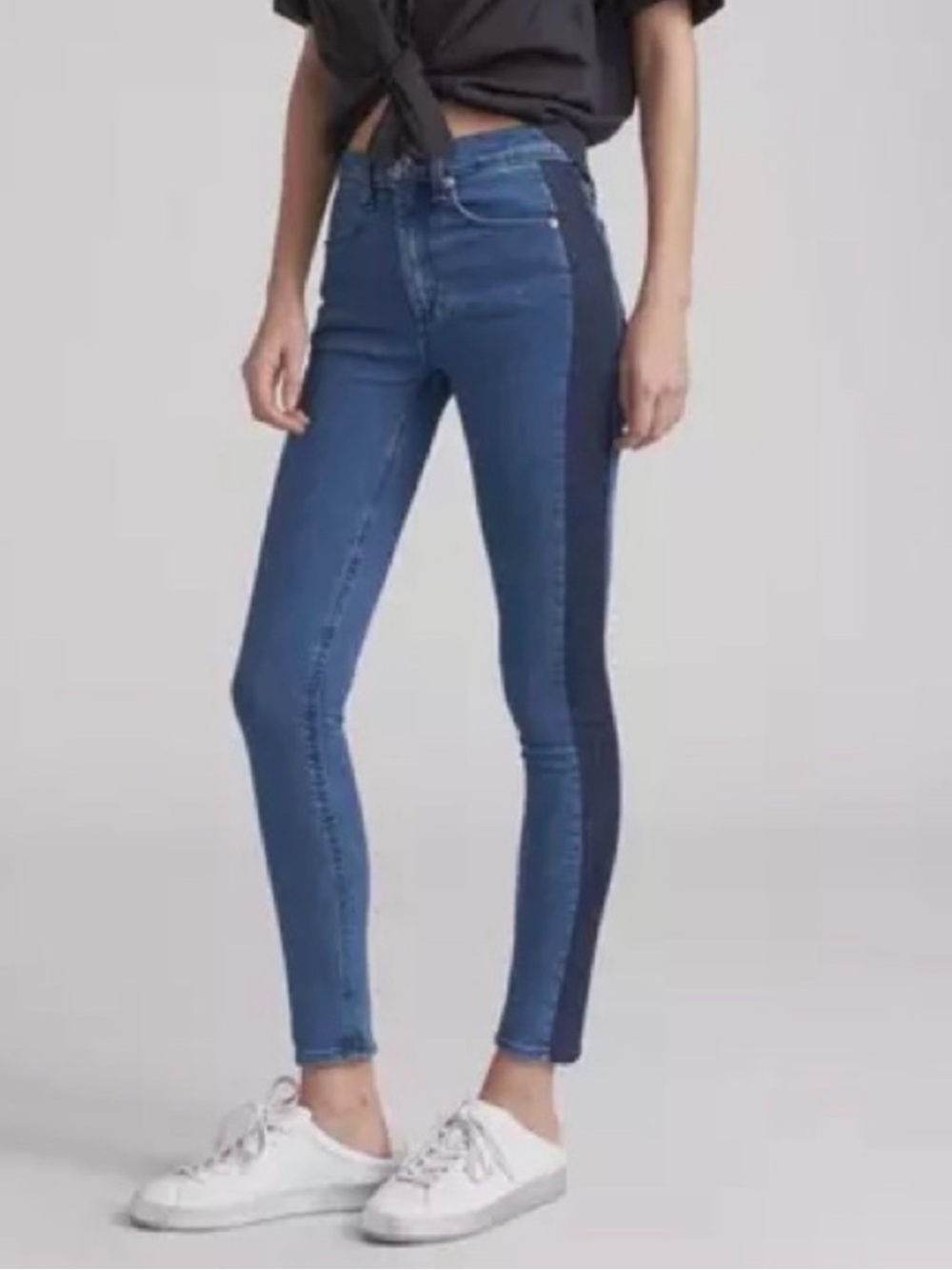 RAG & BONE Mazie Two Tone Jeans